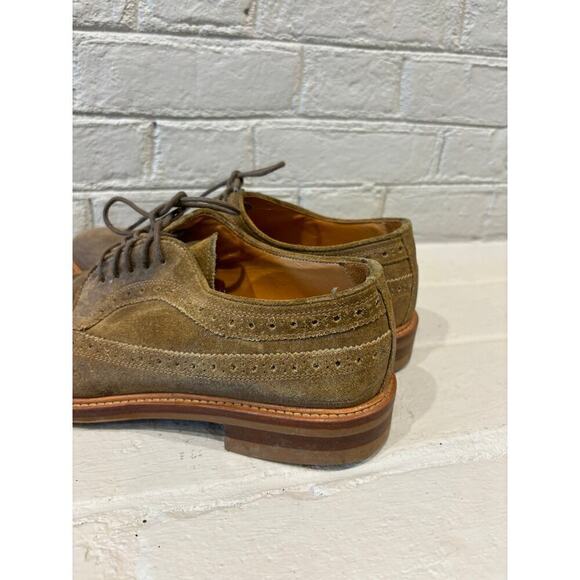 Banana Republic Suede Wing Tip Oxford Shoes main image 4